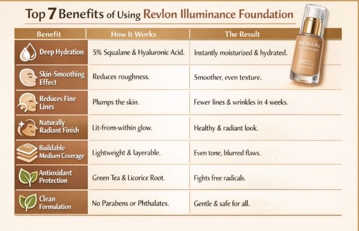 Benefits of Using Revlon Illuminance Foundation