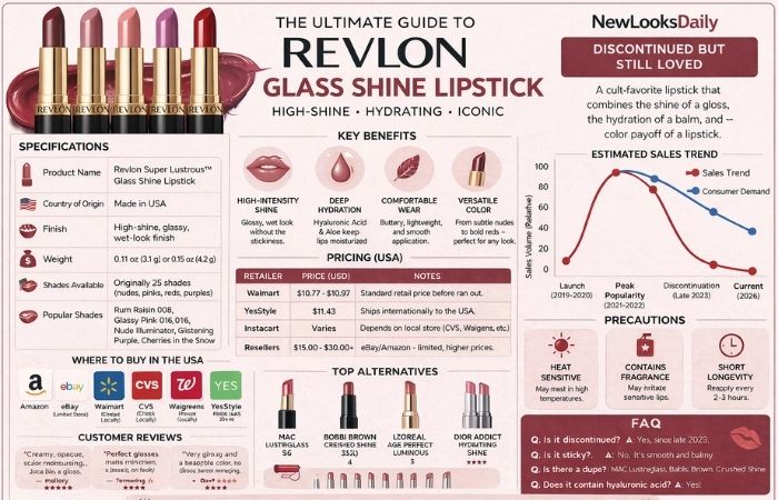 Revlon Glass Shine Lipstick: The Ultimate Guide for USA Shoppers