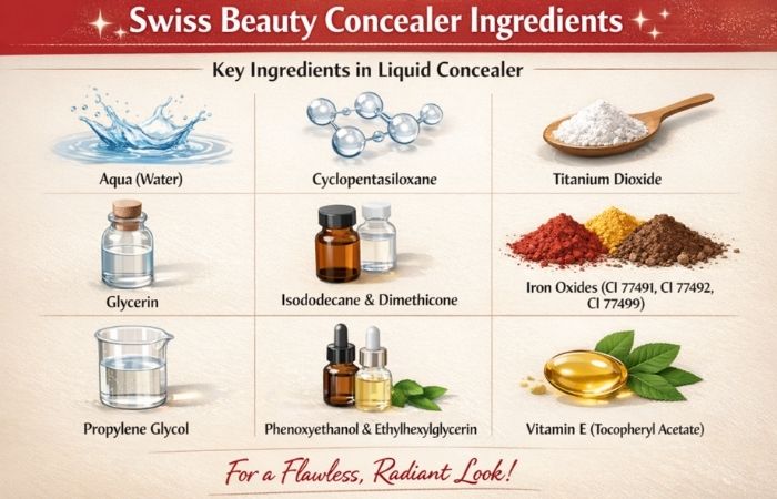 Swiss Beauty Concealer Ingredients