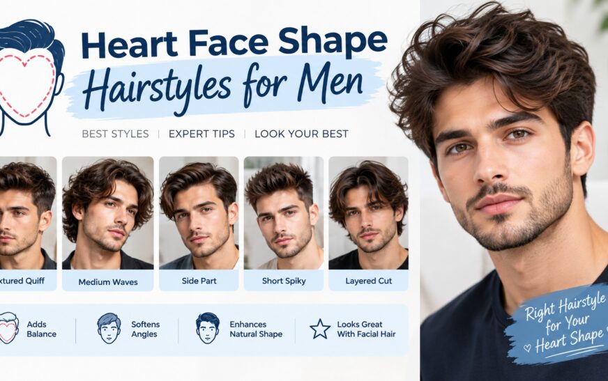10 Best Heart Face Shape Hairstyles Male