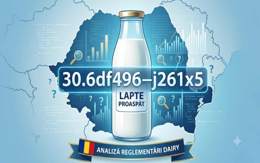 30.6df496–j261x5 in Milk: What Romanian Consumers Should Know