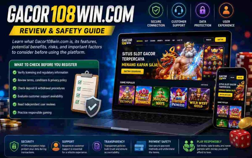 Gacor108win.com -: An Informational Review and Safety Guide