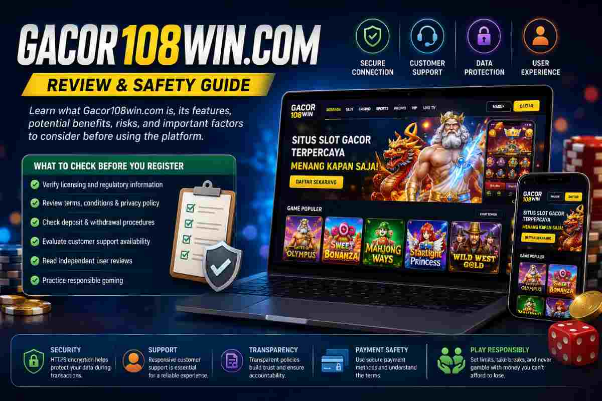 Gacor108win.com -: An Informational Review and Safety Guide