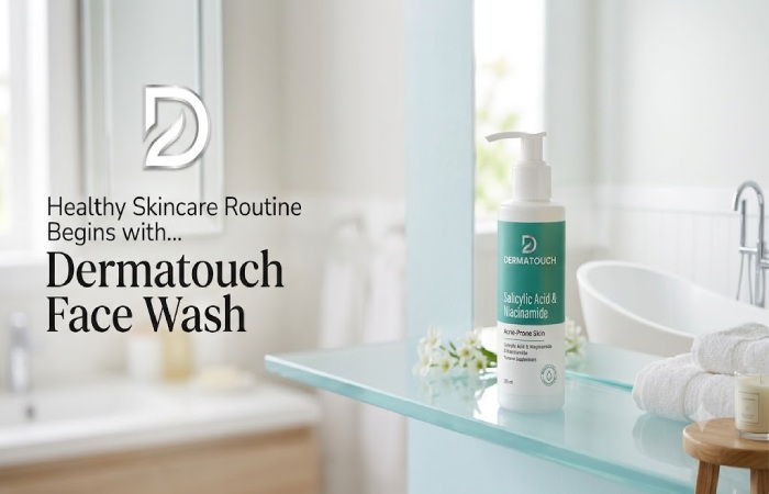 how to use dermatouch face wash correctly